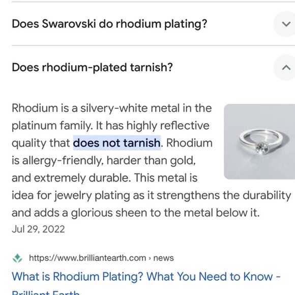 Swarovski Ring Set 2 Rings Silver White Rhodium Unique Cut/Eternity Band - Picture 14 of 14